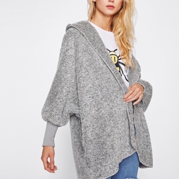 *LAST 2* Gray Hoodie Dolman Sleeve MUST HAVE - Picture 3 of 4